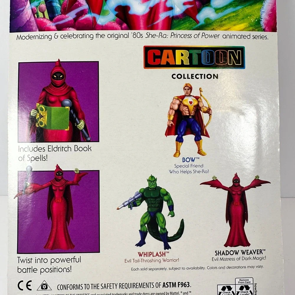 Mattel MOTU Shadow Weaver Action‎ Figure Kids 5.5in Red NEW Cartoon Collection